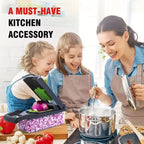 16-in-1 Professional Vegetable Chopper and Slicer with 8 Blades and Container