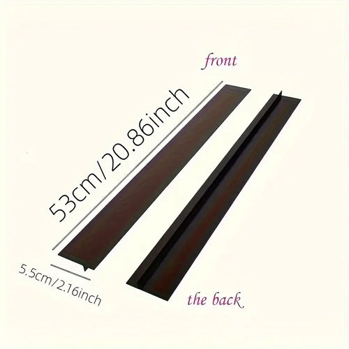 2Pcs Silicone Kitchen Stove Gap Covers, Heat-Resistant & Waterproof, Seals Gap between Stove and Countertop