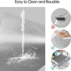 2 Counts Non-Stick Reusable Teflon Oven Liners for Grills, Heavy-Duty & Food-Safe Liners for Electric, Gas, Microwave Ovens & Toaster Ovens, Baking Supplies, Baking, Bakeware
