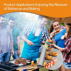 2 Counts Non-Stick Reusable Teflon Oven Liners for Grills, Heavy-Duty & Food-Safe Liners for Electric, Gas, Microwave Ovens & Toaster Ovens, Baking Supplies, Baking, Bakeware