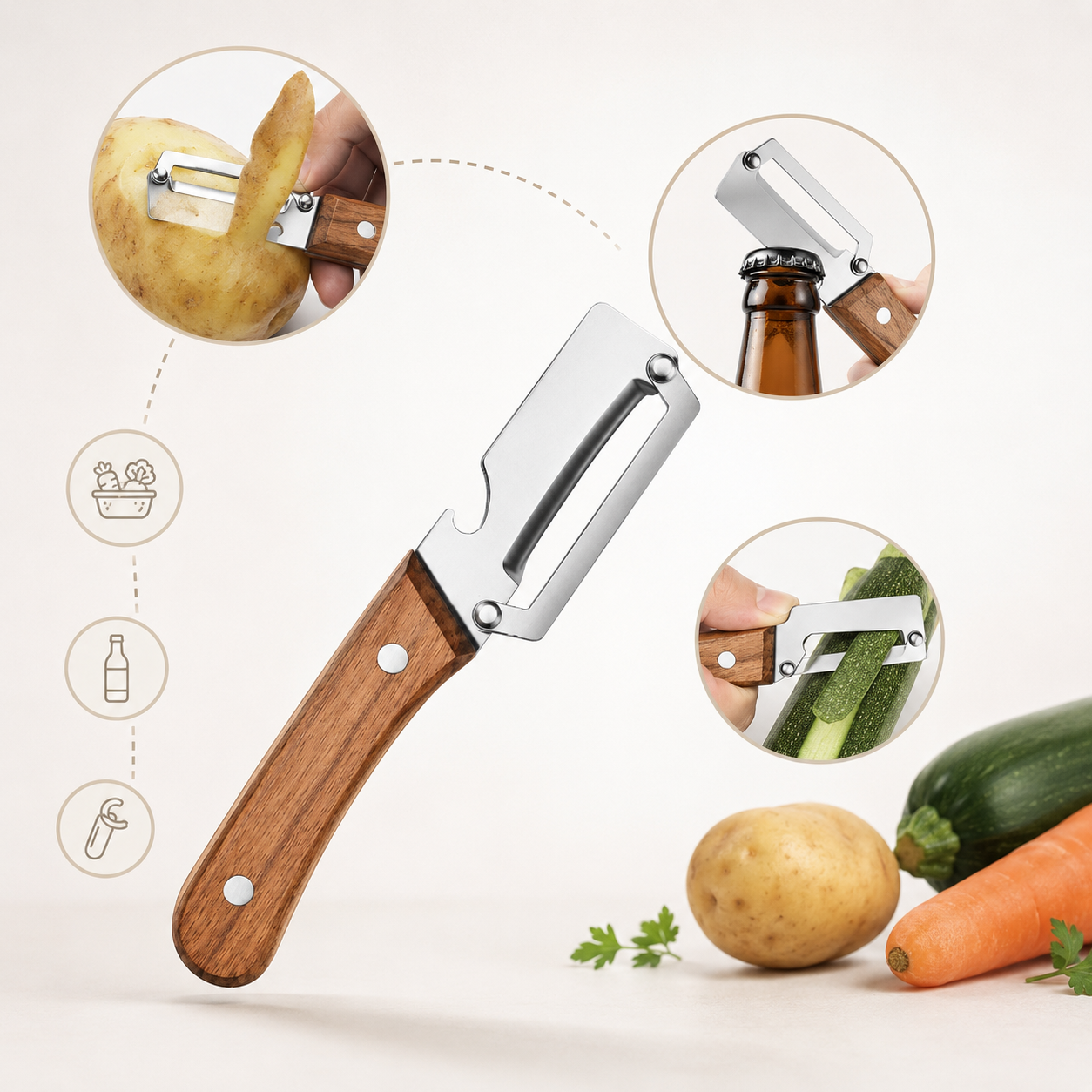 The Artisan 2-in-1 Peeler