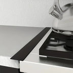 2Pcs Silicone Kitchen Stove Gap Covers, Heat-Resistant & Waterproof, Seals Gap between Stove and Countertop