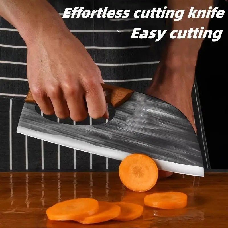 Limited Time Offer: Buy 1 Get 1 Free - Set of 2 Premium Kitchen Knives, Ultra Sharp Meat Cutters and Slicing Knives, Complete Chef Knife Block Set for Household Use